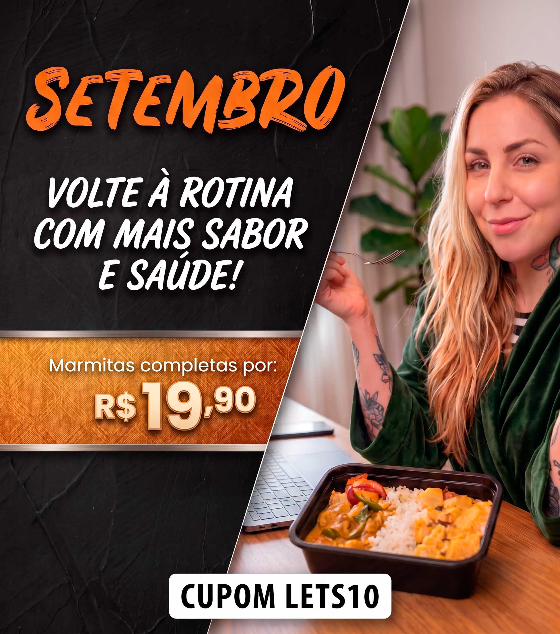 Marmita FIt Congelada Saudável para o Mês Todo Marmita FIt Congelada Saudável para o Mês Todo